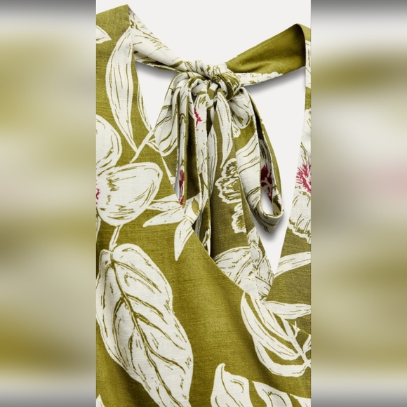 Floral Zara Green Maxi Dress - Picture 6 of 9